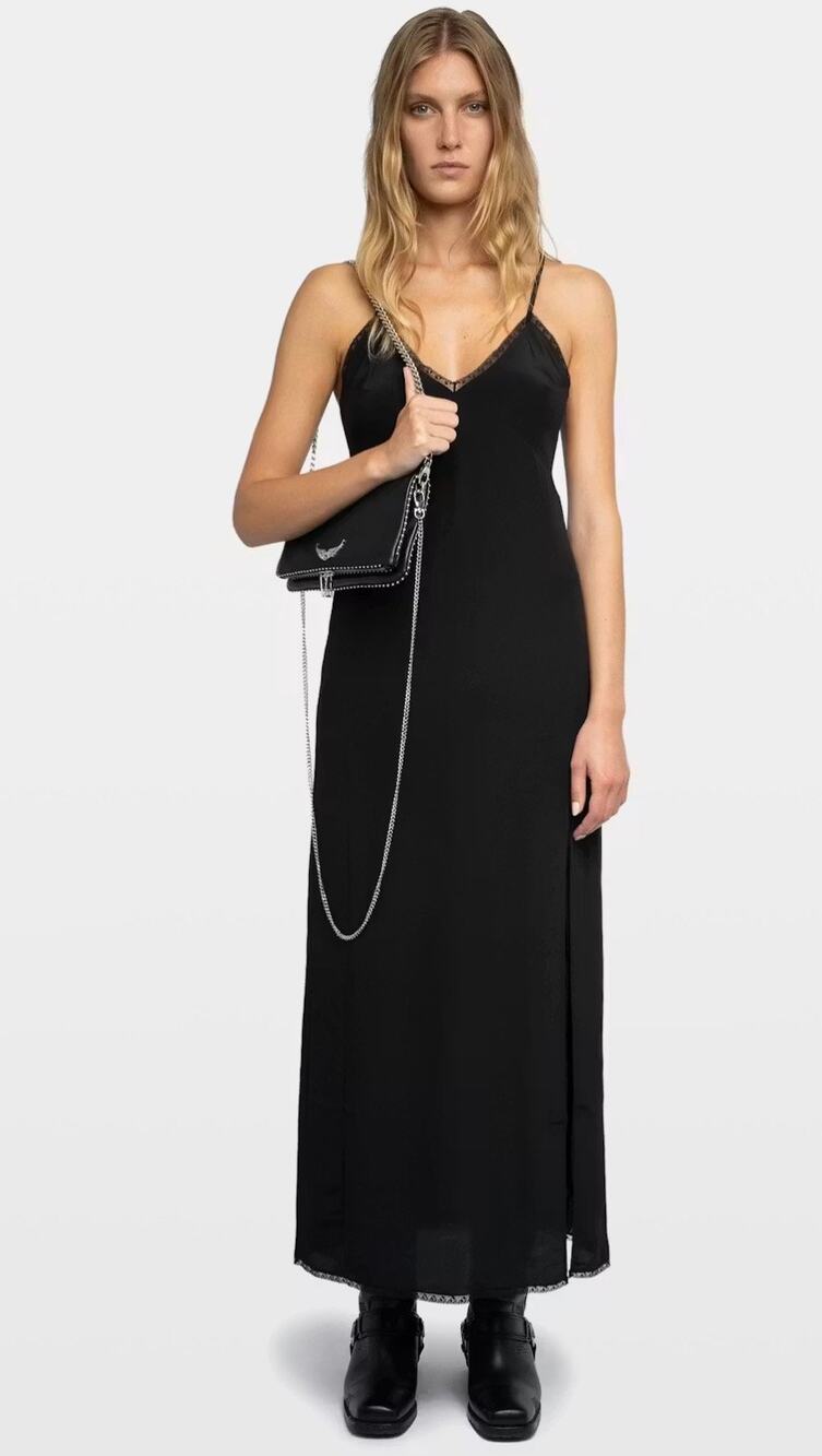 Zadig&Voltaire Ramelil 100% Silk Dress Size S